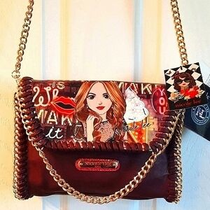 NWT NICOLE LEE VINTAGE CROSSBODY/SHOULDER BAG